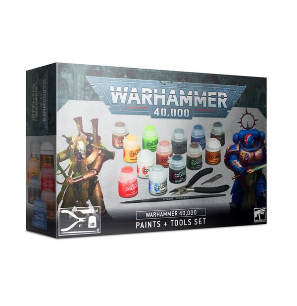 Warhammer 40,000 - Set Colori + Attrezzi [Paints + Tools Set]