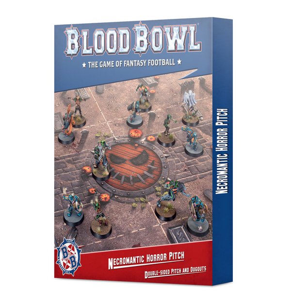 Blood Bowl - Necromantic Horror Pitch – Double-sided Pitch and Dugouts (Inglese)