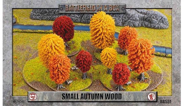 Battlefield In A Box - Small Autumn Wood (x1) - 15mm