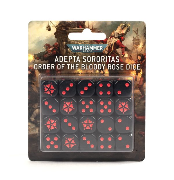 Adepta Sororitas - Order of te Bloody Rose Dice