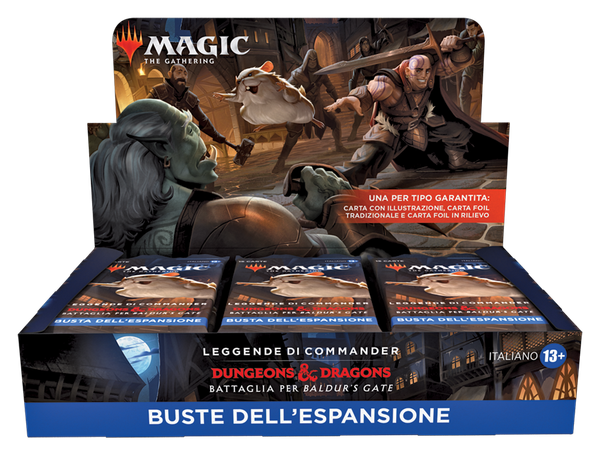 Leggende di Commander: Battaglia per Baldur’s Gate – Box buste dell’espansione (18) (Italiano)