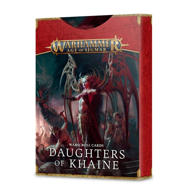 Daughters Of Khaine - Warscroll Cards (English)