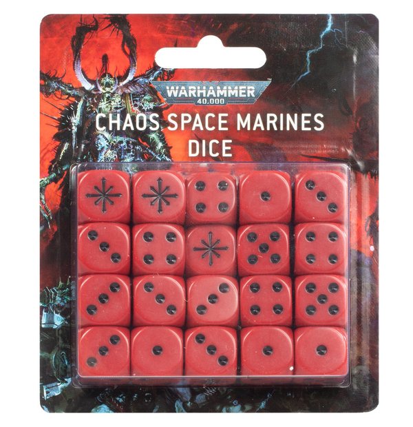 Chaos Space Marines - Set di Dadi [Dice]