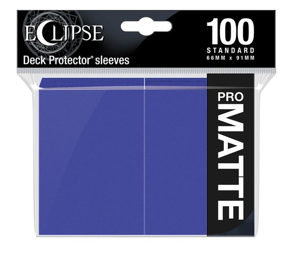 Utra Pro - Eclipse Matte Standard Sleeves: Royal Purple (100 Sleeves)