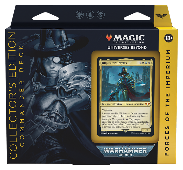 PREORDER MTG Warhammer 40,000 - Collector's Edition Commander Deck Forces of the Imperium (English)