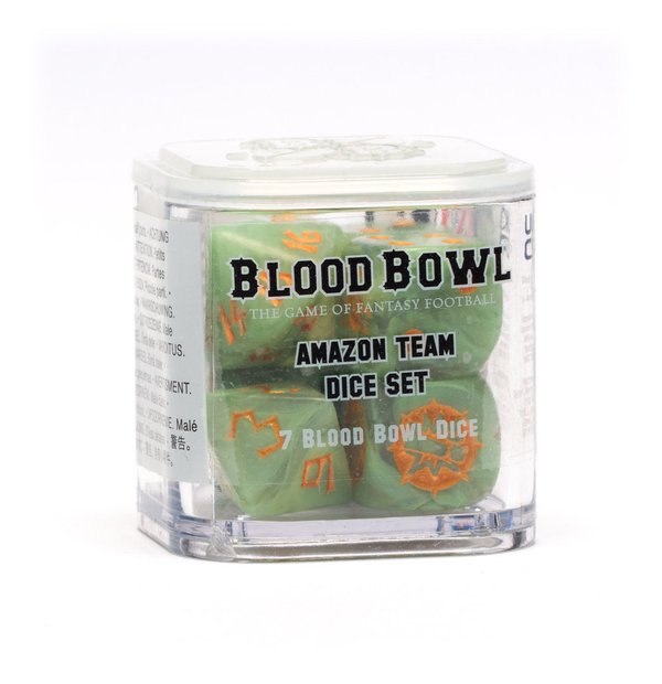 [Ordine dal fornitore] Blood Bowl - Amazon Team Dice Set