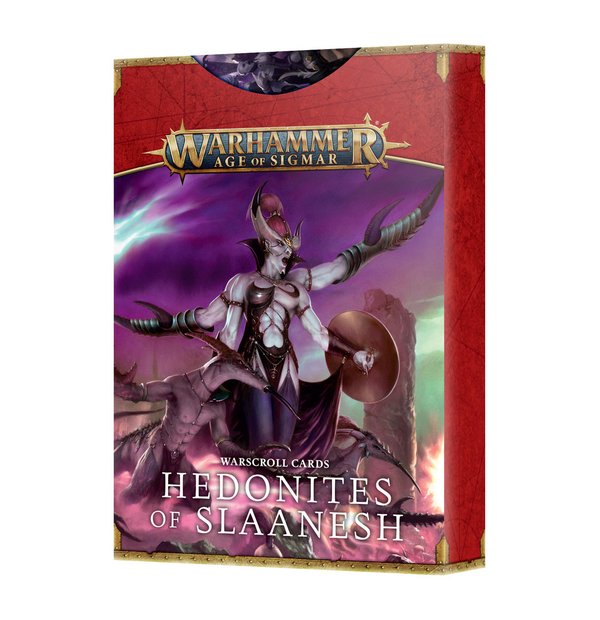 [Ordine dal fornitore] Hedonites of Slaanesh - Warscroll Cards (English)