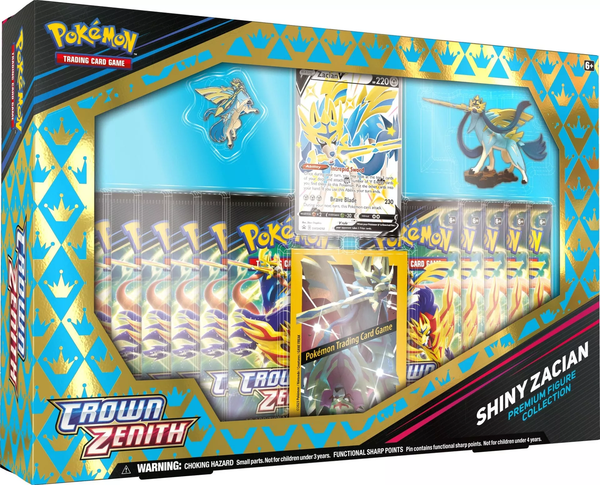 Pokémon - Crown Zenith Premium Figure Collection—Shiny Zacian (English)