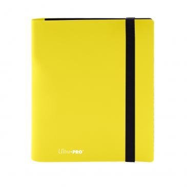 Ultra Pro - 4-Pocket Eclipse Lemon Yellow Pro-Binder