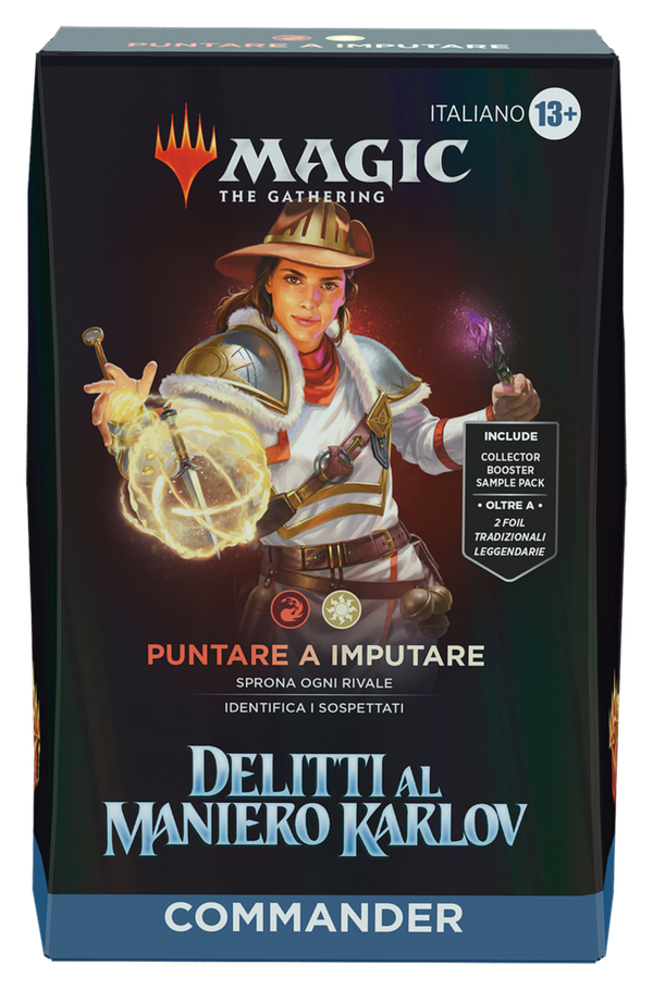 Magic - Delitti al Maniero Karlov - Mazzo Commander Puntare a Imputare (Italiano)